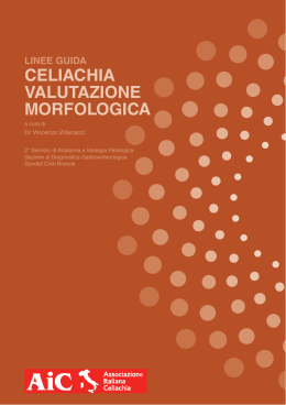 linee guida celiachia valutazione morfologica