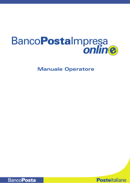 Manuale Operatore - Accedi al conto