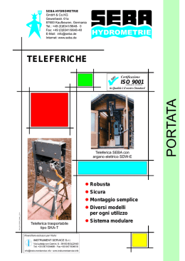 teleferiche - SEBA Hydrometrie GmbH & Co. KG