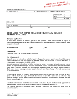 IMPIANTI - SCALE AEREE, PONTI SOSPESI CON ARGANO O