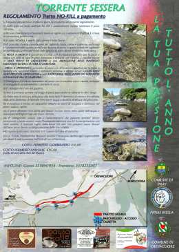 Scarica il regolamento della Riserva di Pesca NO KILL