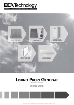 listino marzo 2015