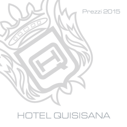 Prezzi 2015 - Abano Terme Hotel Quisisana