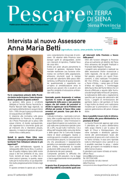 Intervista al nuovo Assessore