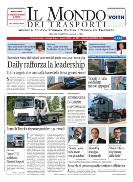 Luglio/Agosto 2014 - Il Mondo dei Trasporti