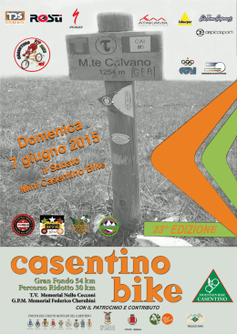 OUNTAIN BIKE CASENTINO