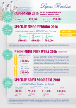 340,00 - Ligure Residence