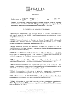 Scarica la Deliberazione del Consiglio di Amministrazione n