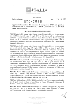 Scarica la Deliberazione del Commissario Straordinario n. 20