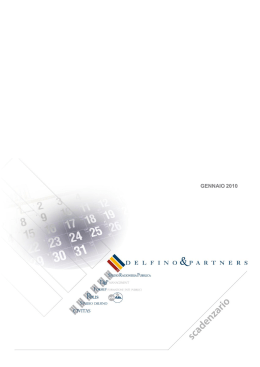 GENNAIO 2010 - Gruppo Delfino