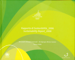 Torino Olympic Winter Games Official Report