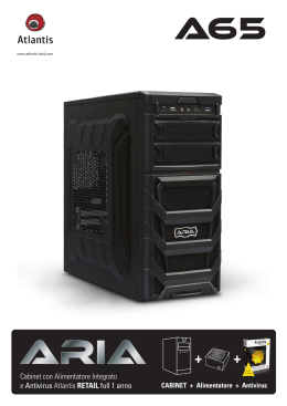 Cabinet con Alimentatore Integrato e Antivirus - Atlantis-Land