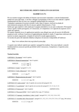 Compiti per le vacanze (anno scolastico 2007-08)