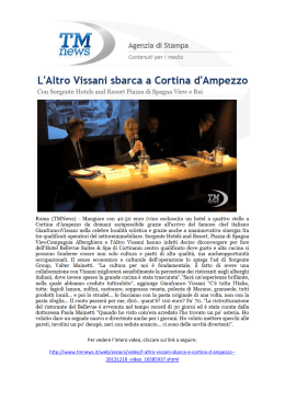 Per vedere l`intero video, cliccare sul link a seguire: http://www