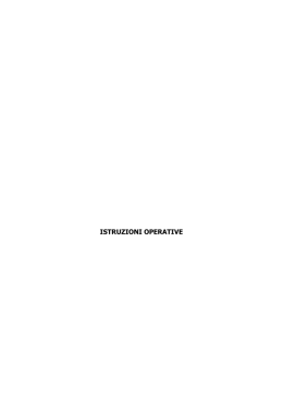 Istruzioni Operative nuova release