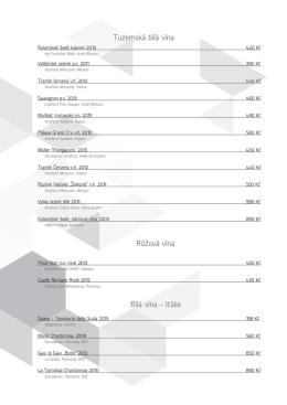 Page 1 Page 2 Sauvionon 2013 650 Kc Oscar Sturm, Friuli DOC