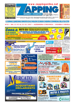 Zapping &ndash; 2007 - diAlessandria.it