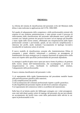 classificazione del personale - UIL Pubblica Amministrazione