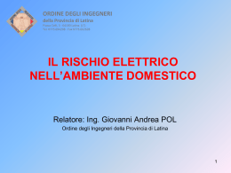 Relazione Ing. Pol - Ordine degli Ingegneri della Provincia di Latina