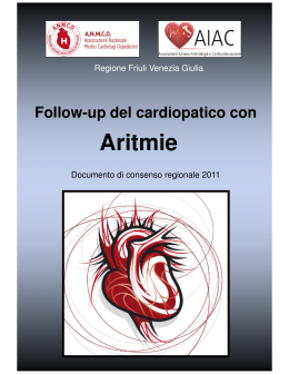 Follow up del Cardiopatico con Aritmie