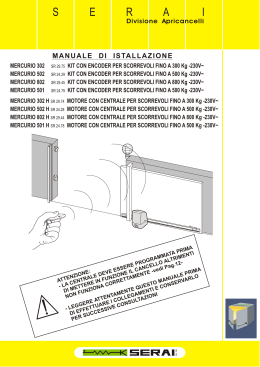 manuale di istallazione