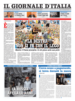 LA DESTRA NON SI FA CON IL LEGO
