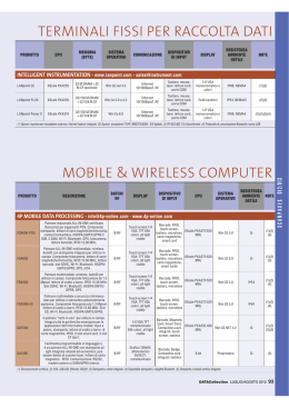 terminali fissi per raccolta dati mobile & wireless computer