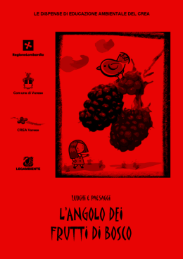 L`ANGOLO DEI FRUTTI DI BOSCO - Circolo Legambiente Il Presidio