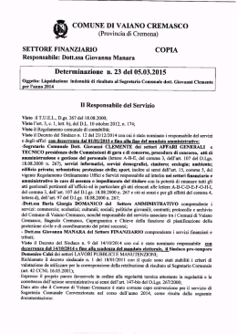 2015 determina n. 23 - liq. ind. risultato segretario com