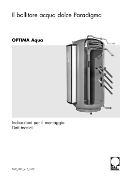 Il bollitore acqua dolce Paradigma