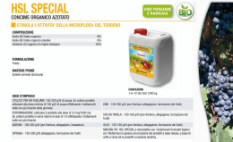 uso fogliare e radicale concime organico azotato i stimola l`attivita