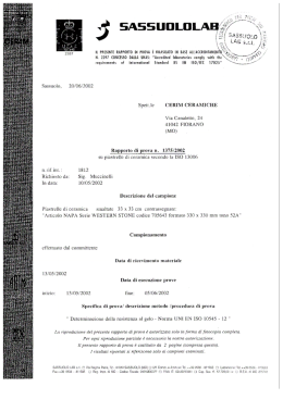 N. 2397 CONCESSO DAMA UKAS: "Aurediled laboratories comply