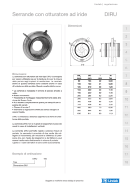 Serrande con otturatore ad iride DIRU