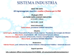 Agenda - CONFAPI INDUSTRIA