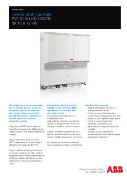 Inverter di stringa ABB - PVI-10.0_12.0-I-OUTD