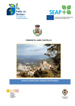 comune di laino castello piano d`azione per l`energia sostenibile