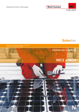 Catalogo per Installatori, MC3 e MC4 - Multi