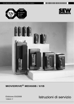 MOVIDRIVE&reg; MDX60B / 61B - Tecnica Industriale S.r.l.