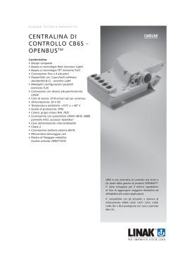 CENTRALINA DI CONTROLLO CB6S - OPENBUSTM