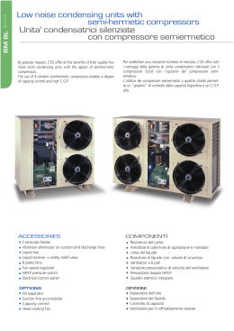 Low noise condensing units with semi