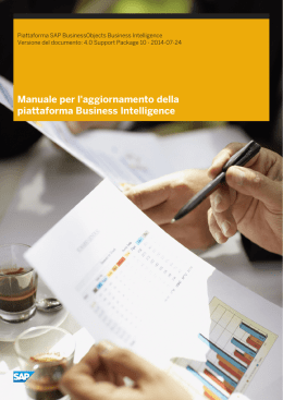 Manuale per l`aggiornamento della piattaforma Business Intelligence