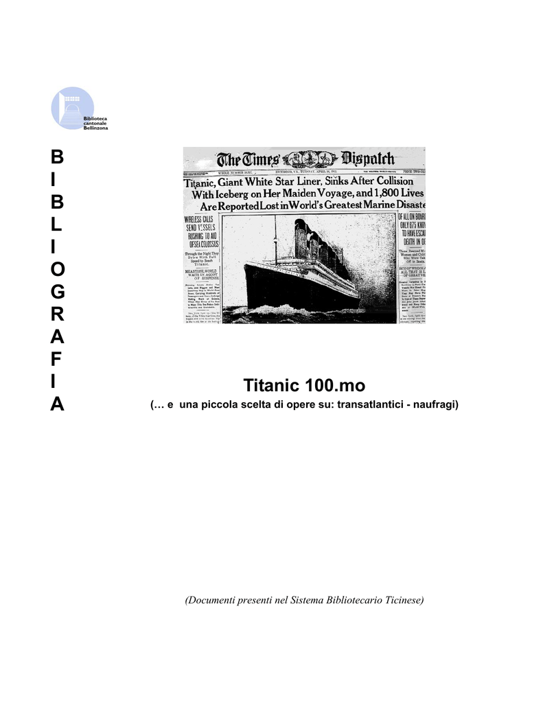 Document 1 Out Of 4 Sistema Bibliotecario Ticinese