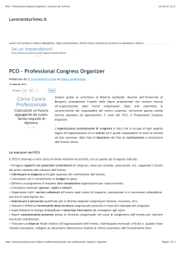 PCO – Professional Congress Organizer