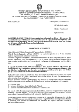 ISTITUTO COMPRENSIVO DI VIA PALESTRO