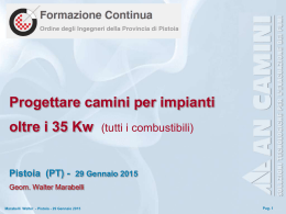Impianti OVER 35 KW - Ordine degli Ingegneri della provincia di