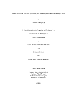 Sermo absentium - University of California, Berkeley