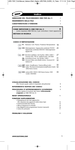 URC 7557 - One For All