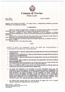 l`ordinanza del Comune