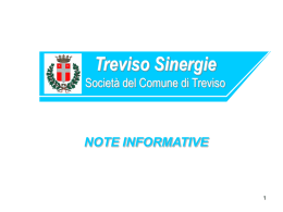 note informative - Treviso Sinergie
