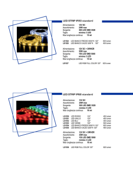 Scarica il PDF STRIP LED LINEA ARREDO
